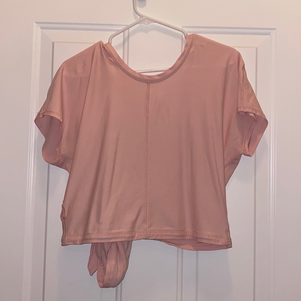 lulu open back top with tie